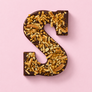 Chocoladeletter S Stroopwafel