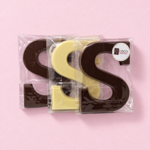 Chocolade letter S klein